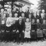 Elevene på Strømnesåsen i 1906