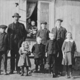 Familiebilde på Langenga i 1918