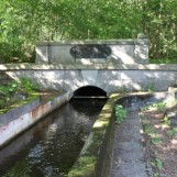 Tunnel utløpet ved Eidet.