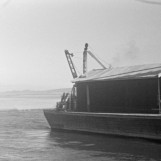Påling med pram i 1943.