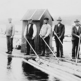 Lensekarer ved Nes Lense 1910-1914.