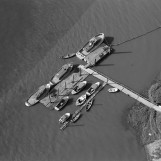 Flyfoto av brygga.