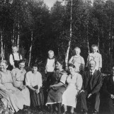 Familiesamling på Fossengen