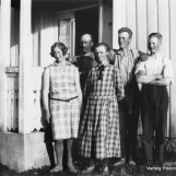 Familien på Gabestad omkring 1930
