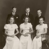 Seks av 1942-konfirmantene