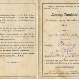 Forening for bibellesning og bønn i 1889